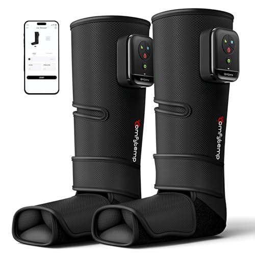 Massageador Pneumático de Pernas com Compressão de Ar
