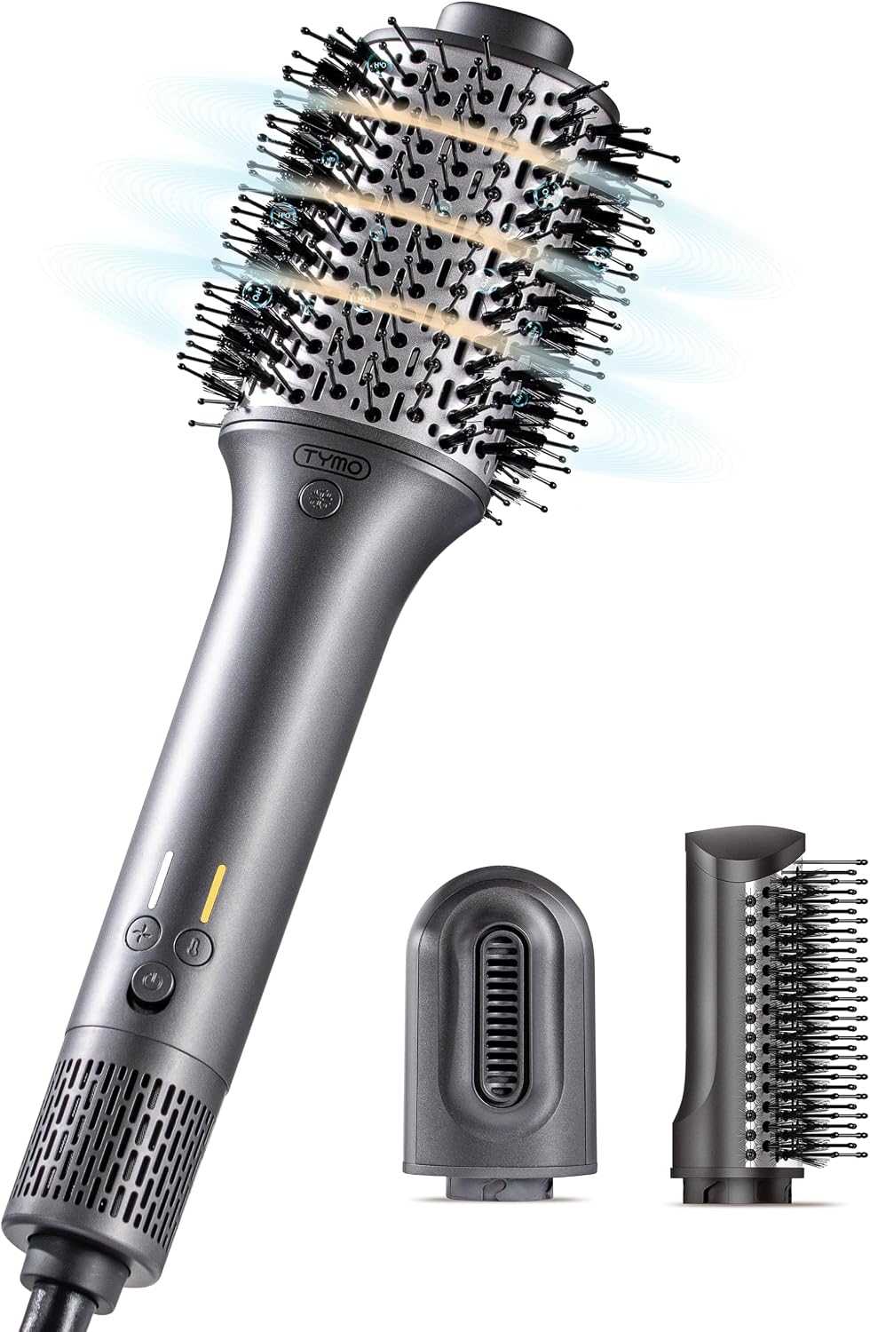 Escova Modeladora de Cabelo com Ar Quente Volumizador - detalhe