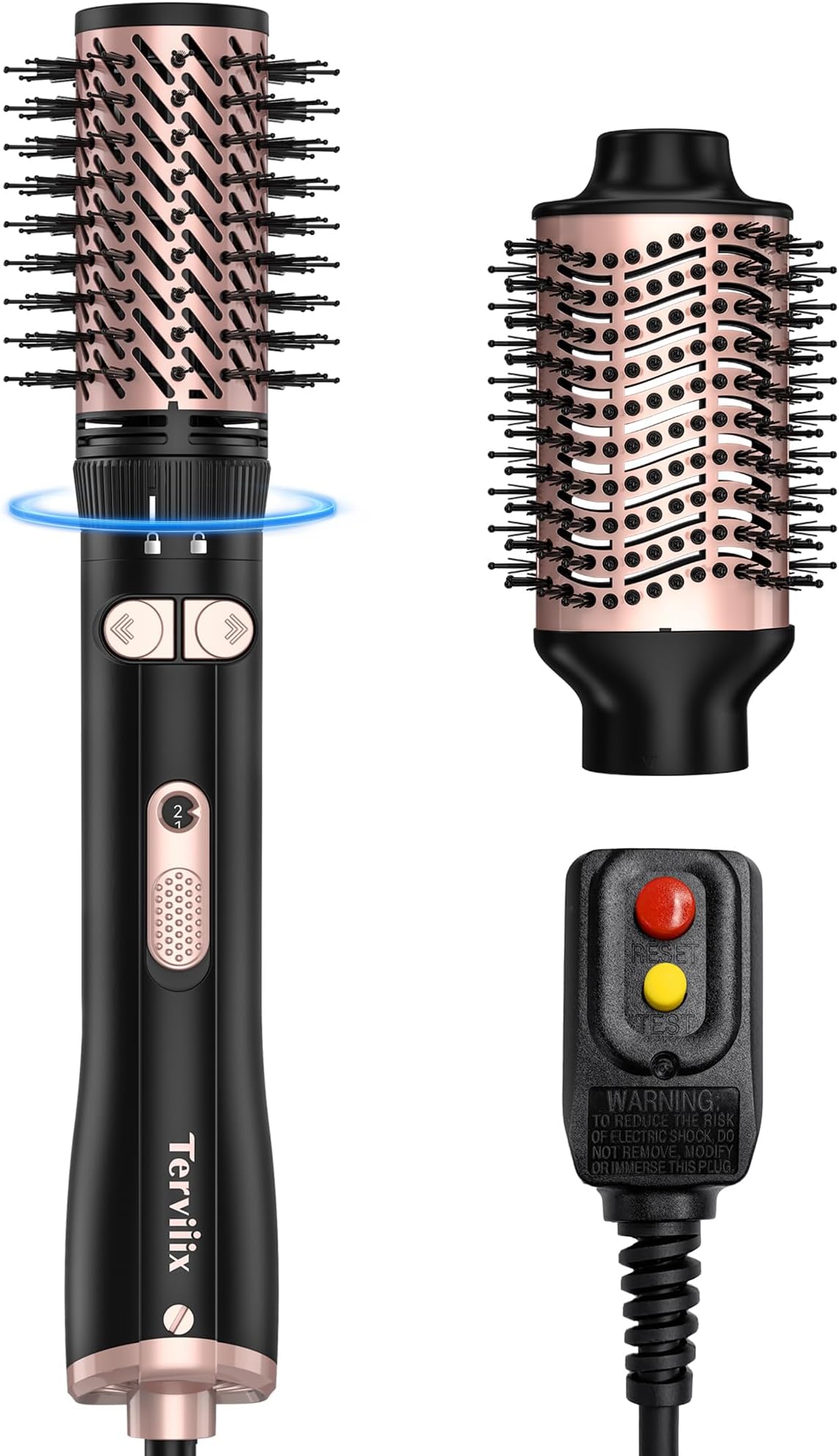 Escova Modeladora de Cabelo com Ar Quente Volumizador - uso